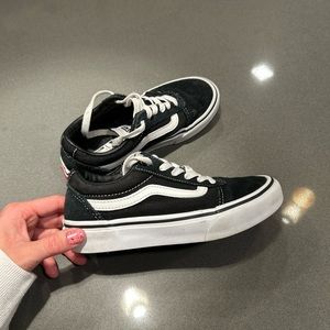 Black vans size 1